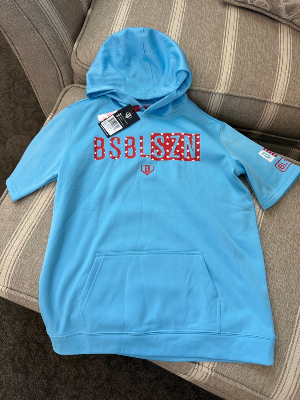 Baseball Lifestyle 101 Short-Sleeve Hoodie YXL BL101